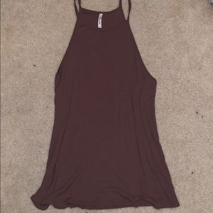 Mauve brown tang top